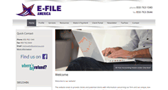 Desktop Screenshot of efileamerica.com